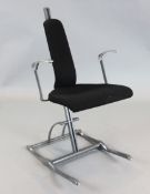 A Varier prototype ergonomic desk chair Circa 1985 by peter Ospvik