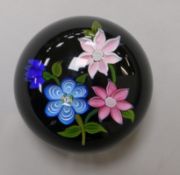 A Perthshire bouquet glass paperweight, 1978D