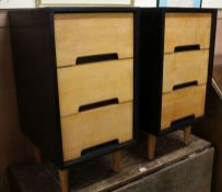 A pair of Stag 'C' Range bedside cabinets H.75cm