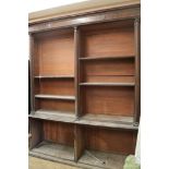 A Regency open bookcase, W.188cm