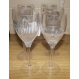 A set of six Waterford Jasper Conran glasses