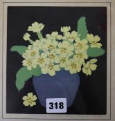 Robert Hall Thorpe, study of primroses, 26 x 22cm