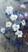 Richard Sebright (1870-1951)watercolour,Wood anemones,signed and dated 1902,19 x 11.5in.