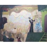 Anna Zinkeisen (1901-1976) oil on canvas Spanish dancers on stage signed 60 x 75cm.