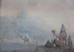 William Longstaff (1879-1953)pair of watercoloursDesert scenessigned51 x 72cm