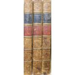 Ingram, James - Memorials of Oxford, 3 vols, quarter calf, with map and 100 plates