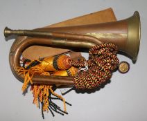 A bugle and a dagger