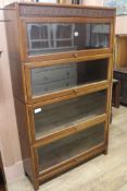 A 4-section Minty bookcase, H.146cm