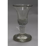 A firing or toastmaster's glass, c.1760