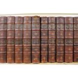 Scott, Sir Walter - The Waverley Novels, Bouverie edition, 25 vols, 8vo, half calf, London 1901