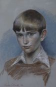 Carl Cheek, pastel 49 x 25cm.