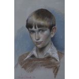 Carl Cheek, pastel 49 x 25cm.