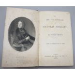 Dickens, Charles - Nicholas Nickelby, 1st edition, in book form, 8vo, olive green cloth, illustrated