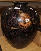 A large flourspar ovoid vase