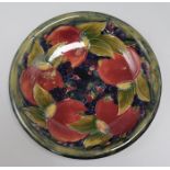 A Moorcroft pomegranate plate
