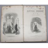 Dickens, Charles - Little Dorrit, 1st edition in book form, 8vo, quarter calf with marbled boards,