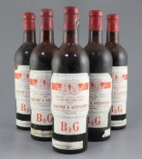 Eleven bottles of Chateau Langoa-Barton, Saint Julien. 1966.