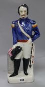 A Staffordshire portrait figure of Louis Napoleon, c.1860