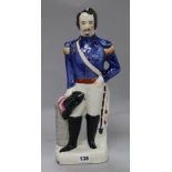 A Staffordshire portrait figure of Louis Napoleon, c.1860