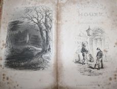 Dickens, Charles - Bleak House, 1st edition in book form, 8vo, half maroon calf, frontis, title page