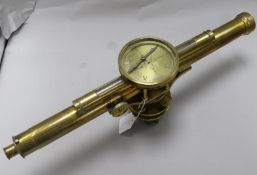 A brass theodolite