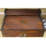 An Anglo-Indian camphorwood pop-up writing box