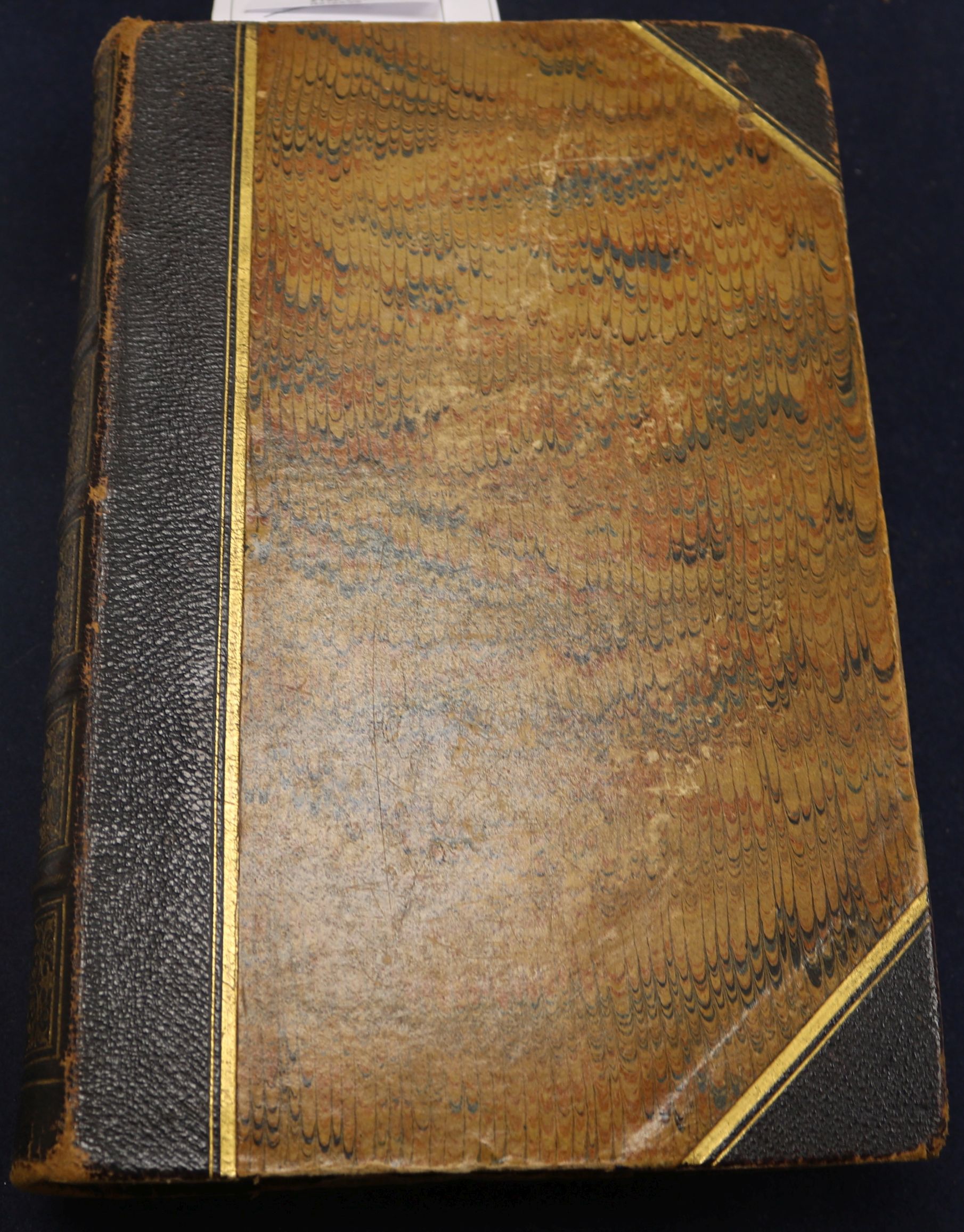 Dickens, Charles - Bleak House, 1st edition in book form, 8vo, half maroon calf, frontis, title page - Image 2 of 3