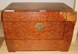 A birds eye maple humidor