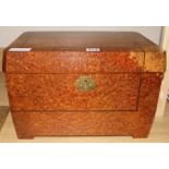 A birds eye maple humidor