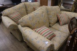 A pair of Duresta two seater settees, W.185cm