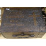 A "Bonley Church" oak box