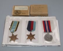 Medals to S G T K.C. Beton RAF and medals to Pilot Officer F.W. Beton,