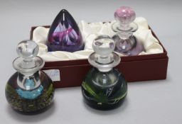 Two boxed cases of Caithness paperweights