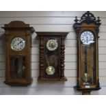 3 American wall clocks