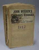 Wisden Cricketers Almanack, 1900-1904, 1910 and 1912-1915 (10, a.f.), all in poor condition, with