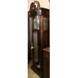 A grandfather clock, H.210cm