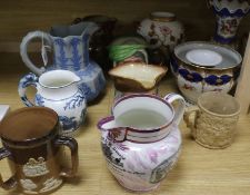 A group of mixed ceramics, Royal Worcester, Doulton etc