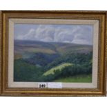 Henry Taylor Hickling (19th/20th Century), oil on board, landscape, signed and dated Aug 1912, 21