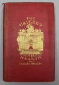 Dickens, Charles - The Cricket on the Hearth, 8vo, original red cloth gilt, London 1846 [1845]