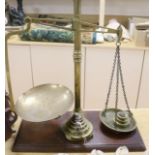 Brass grocer scales by Bonfield, Brighton