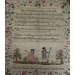 A Regency sampler dated 1803