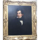 19th century English School, oil on canvas, portrait of a gentlemen, 74 x 61cm