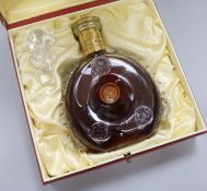 One bottle of Remy Martin Louis XIII cognac, boxed