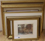 Six assorted prints after William Russell Flint, largest 30 x 39cm