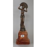 A Deco Spelter dancer