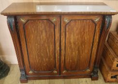 A Regency mahogany chiffonier, W.106cm