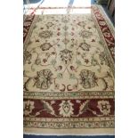 A cream ground carpet, 375 x 251cm