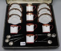 A Redfern & Drakeford Art Deco coffee set