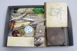 Mixed collectables, Sampson Mords silver pencil etc