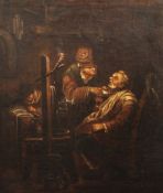 18th century Flemish Schooloil on canvas'The Barber'25 x 21.25in., unframed